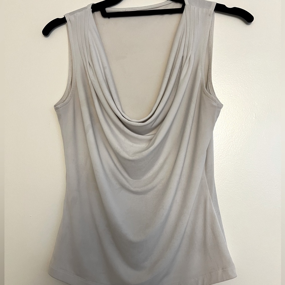 White Calvin Klein Sleeveless Top
